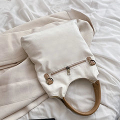 Large Capacity Tote Bag for Women Casual, Canvas Shopping Shoulder Messenger