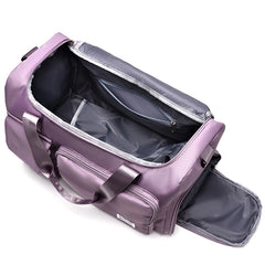 Large Capacity Gym Bag with Shoe Compartment and Wet/Dry Separation