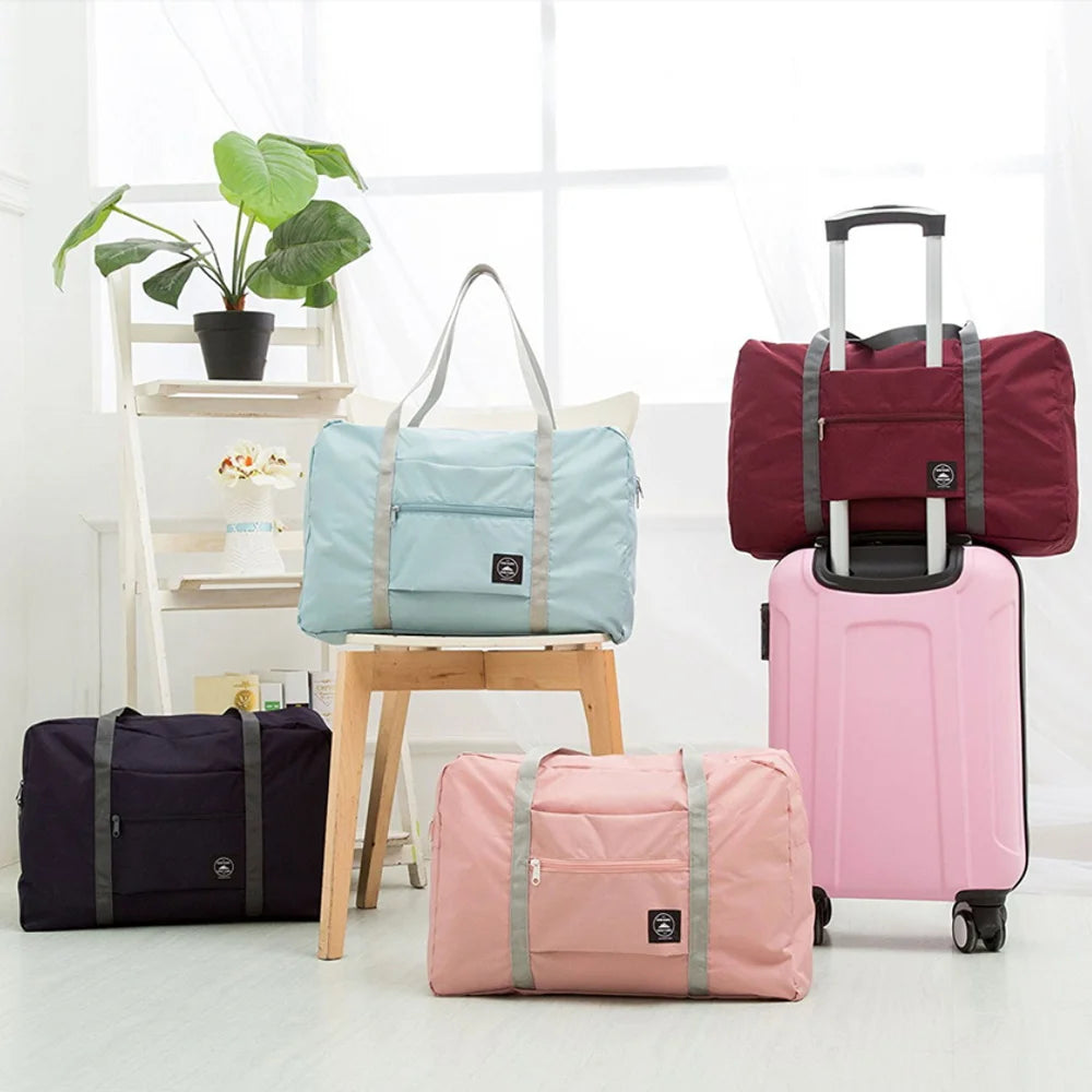 Large Capacity Travel Bag Unisex Organizers Foldable Luggage Handbags