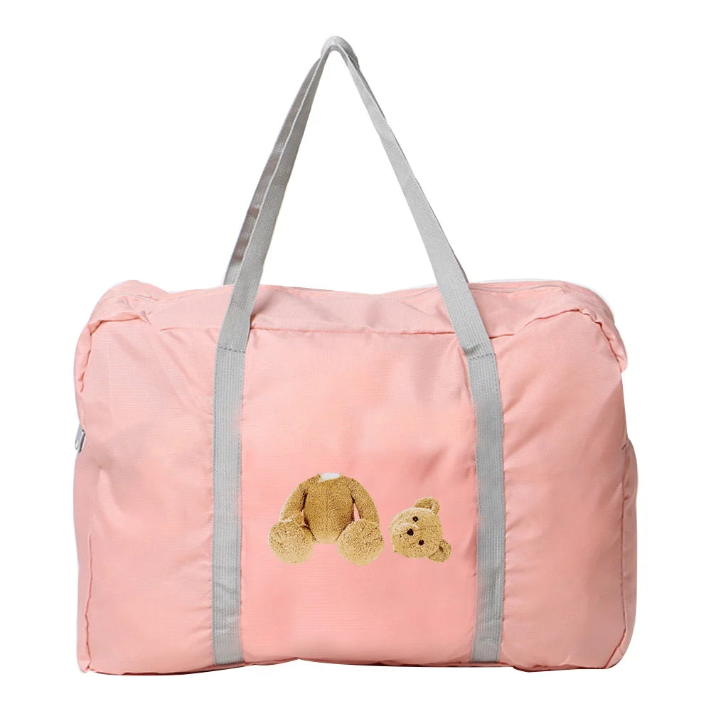 Large Capacity Waterproof Travel Bag Unisex Folding Nylon Handbags