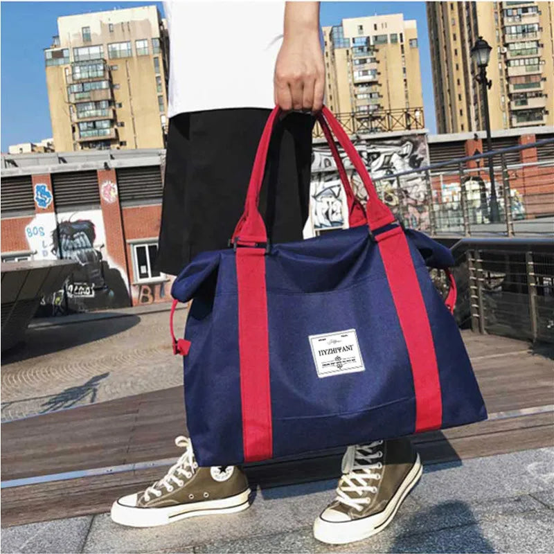 Large Capacity Travel Bag Women Handbag Fitness Gym Bag Sports Pack Waterproof C