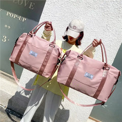 Large Capacity Folding Travel Bag Waterproof Duffel Gym Bag Handbag E358
