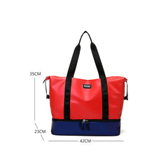 Large Capacity Travel Bags Female Male Portable Folding Bag Travel Waterproof Ox