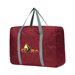 Large Capacity Travel Bags Clothing Organize Luggage Handbag Avocado Dog Print