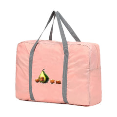 Large Capacity Travel Bags Clothing Organize Luggage Handbag Avocado Dog Print