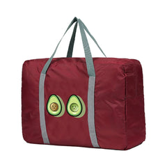 Large Capacity Travel Bags Clothing Organize Avocado Print