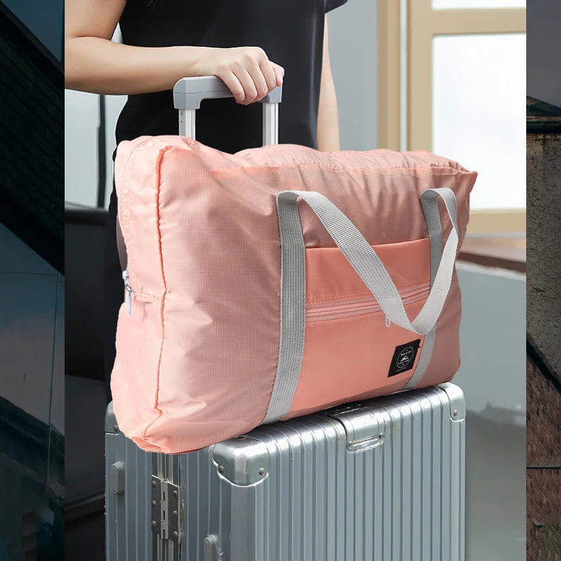 Large Capacity Travel Bags Portable Bag Nylon Foldable Tote Luggage Women Men