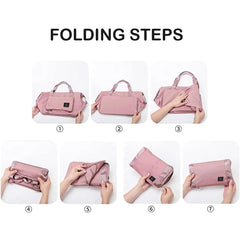 Large Capacity Travel Bags Portable Bag Nylon Foldable Tote Luggage Women Men