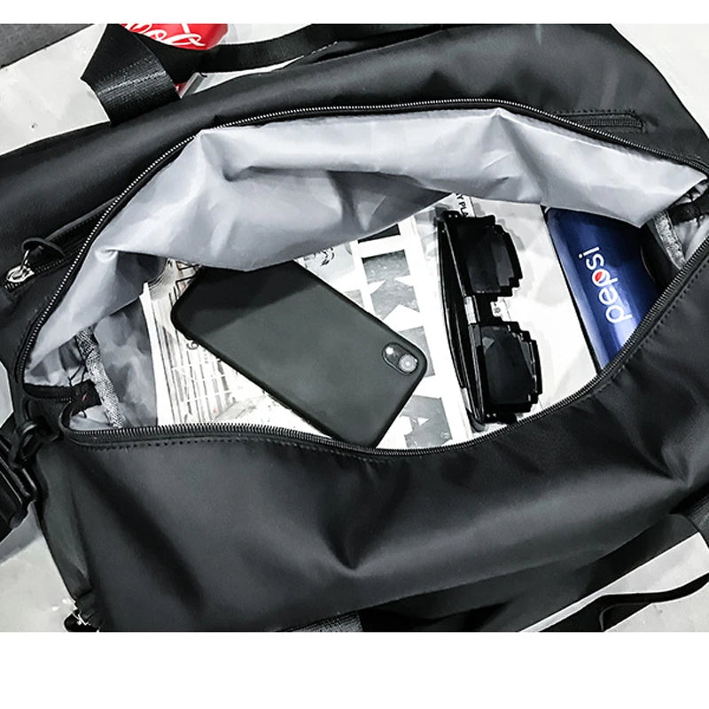 Large Capacity Men Travel Bag Gym Sports Yoga Storage