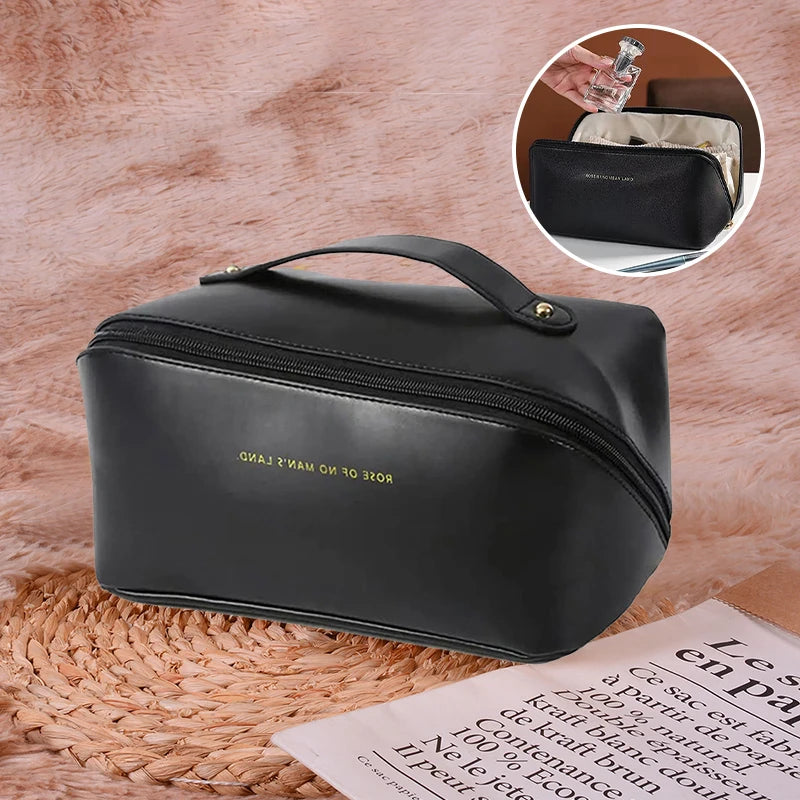 Large Capacity Travel Makeup Bag Portable Cosmetic Pouch for Women
