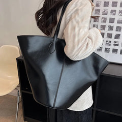 Large Capacity Underarm Bag For Women High PU Leather Shoulder Bag Retro Western