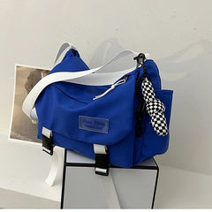 Large Capacity Canvas Messenger Bag Girls Women Multi-purpose Shoulder Bag