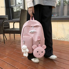 Large Capacity Travel Backpack Nylon Waterproof Student School Bag
