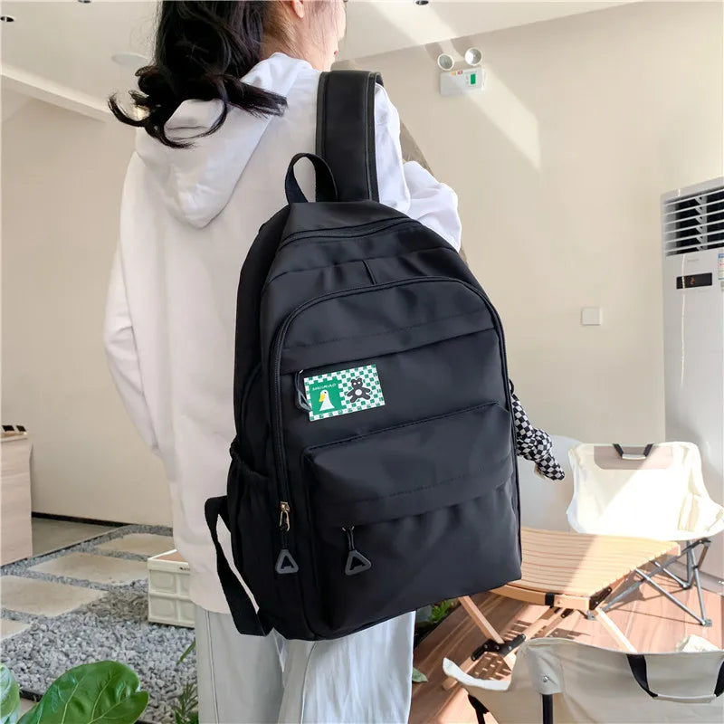 Large Capacity Vintage Backpack School Bags For Teenage Girls