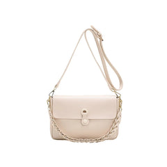 Vintage Chains One Shoulder Bags High Women PU Leather Casual Handbags