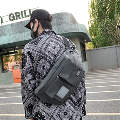 Streetwear Waist Bag Fanny Pack Chest Bags Hip Hop Waist Packs Phone Pocket
