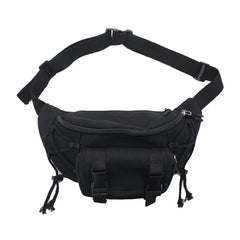 Large Capacity Canvas Waist Bag Unisex Fanny Pack Streetwear Chest Bags