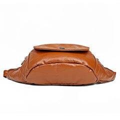 Large Capacity Waist Bag Women Fanny Pack Pu Leather