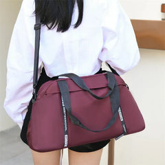 Large Capacity Waterproof Women Weekender Travel Bag
