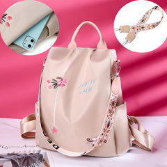 Large Capacity Waterproof Oxford Women Backpack Anti-theft School Bag