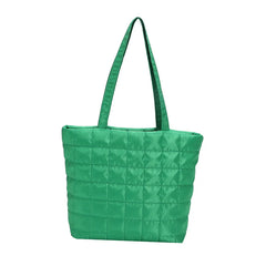 Winter Woman Shoulder Bag Nylon Handbags Big Tote Bags Top Handle Bag