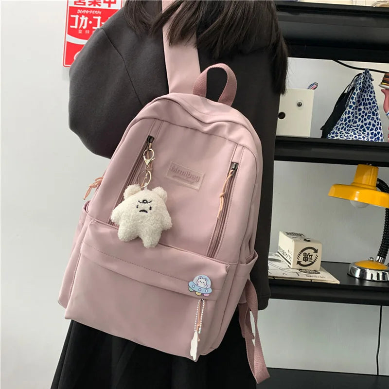 Large Capacity School Backpack for Teenage Girls Boys