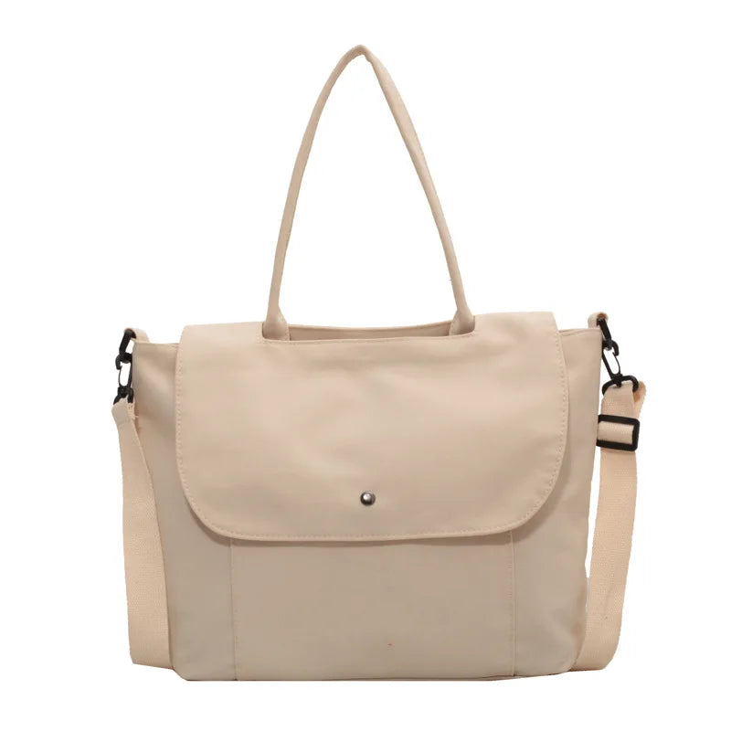 Large Capacity Canvas Women's Handbags Waterproof Travel Tote Shoulder Bags