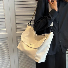 Large Capacity Canvas Women's Handbags Waterproof Travel Tote Shoulder Bags