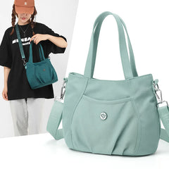 Large Capacity Women Casual Nylon Shoulder Handbags Tote Bags