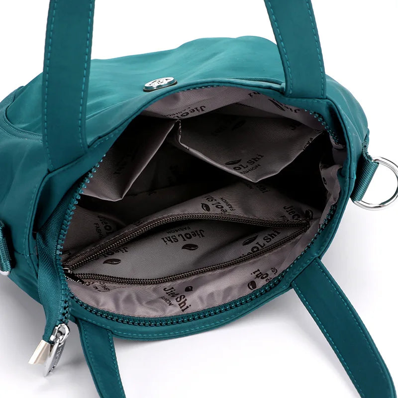 Large Capacity Women Casual Nylon Shoulder Handbags Tote Bags