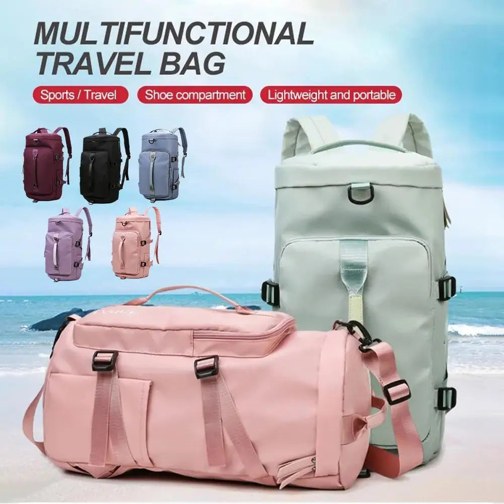 Large Capacity Gym Bag Fitness Travel Shoulder Bag Men Women