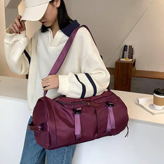 Large Capacity Gym Bag Fitness Travel Shoulder Bag Men Women