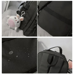 Large Capacity Women Nylon Backpack College School Bookbag Laptop Bag