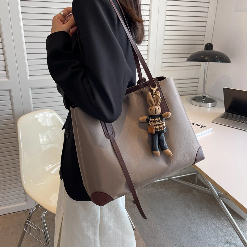 Large Capacity Women Nylon Handbags High Ladies Big Shoulder Tote Bag