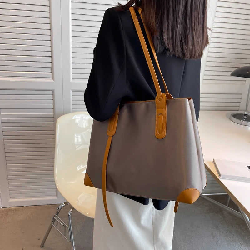 Large Capacity Women Nylon Handbags High Ladies Big Shoulder Tote Bag
