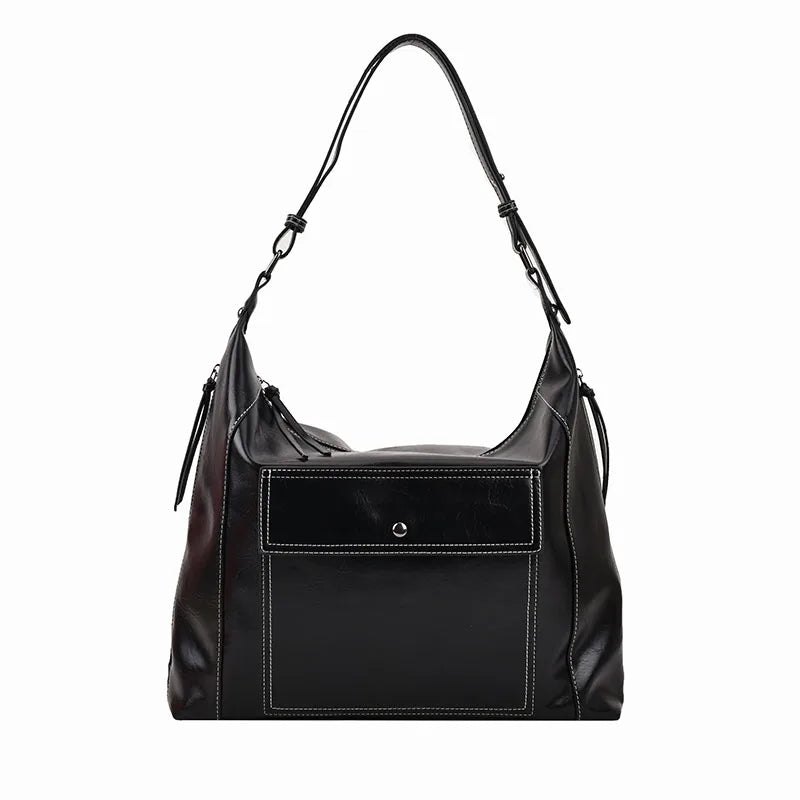 Large Capacity Women Pu Leather Handbags High Ladies Big Shoulder Tote Messenger