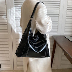 Large Capacity Women Pu Leather Handbags High Ladies Big Shoulder Tote Messenger