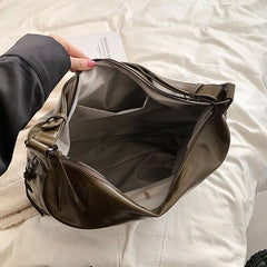 Large Capacity Women Pu Leather Handbags High Ladies Big Shoulder Tote Messenger