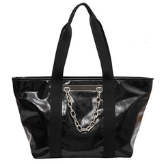 Large Capacity Women Pu Leather Handbags High Ladies Shoulder Travel Bag