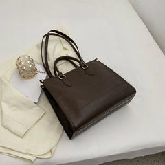 Large Capacity Women Pu Leather Handbags Tote Bags High Ladies Shoulder Messenge