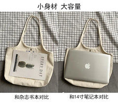 Large Capacity Women Reusable Shopping Beach Bag Canvas Vest Shoulder Bags