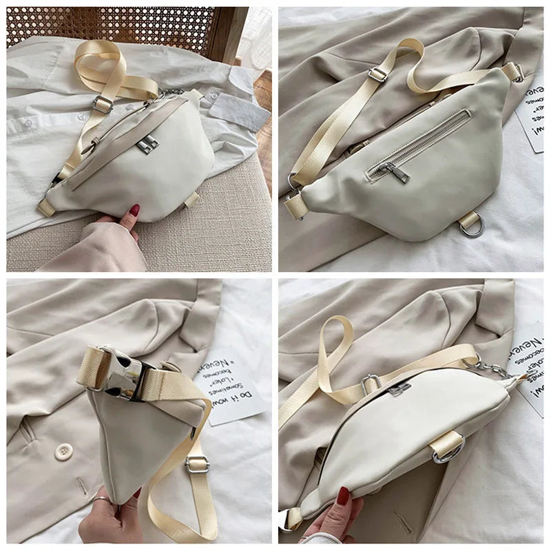 Large Capacity Women Waist Bag Chest Packs High Female Big Belt Waist Pack