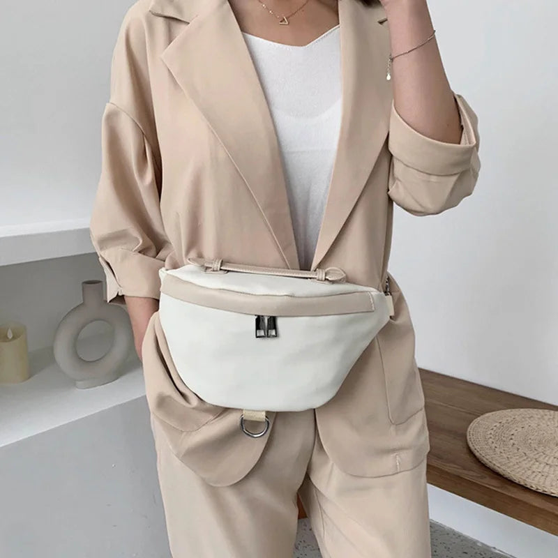 Large Capacity Women Waist Bag Chest Packs High Female Big Belt Waist Pack