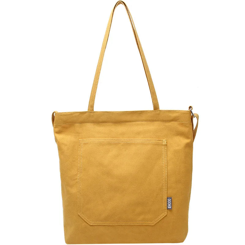 Large Capacity Canvas Shopper Travel Crossbody Shoulder Bag for Women