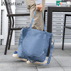 Large Capacity Canvas Shopper Travel Crossbody Shoulder Bag for Women