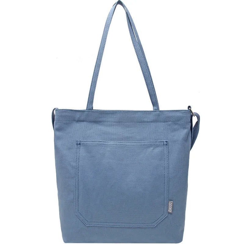Large Capacity Canvas Shopper Travel Crossbody Shoulder Bag for Women
