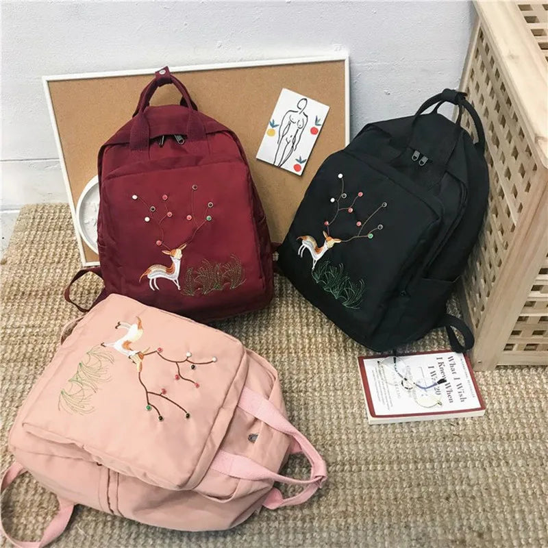 Large Capacity Women's Handbag Shoulder Bag Waterproof Nylon Tote Crossbody Bags