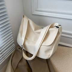 Large Capacity Women's Messenger Bag Canvas Satchel