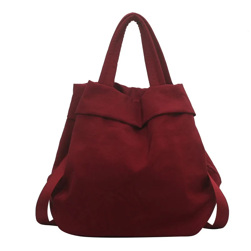 Nylon Shoulder Crossbody Bags for Women Solid Color Large Capacity