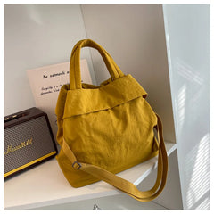Nylon Shoulder Crossbody Bags for Women Solid Color Large Capacity